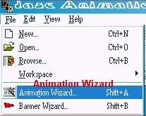 Select Animation Wizard